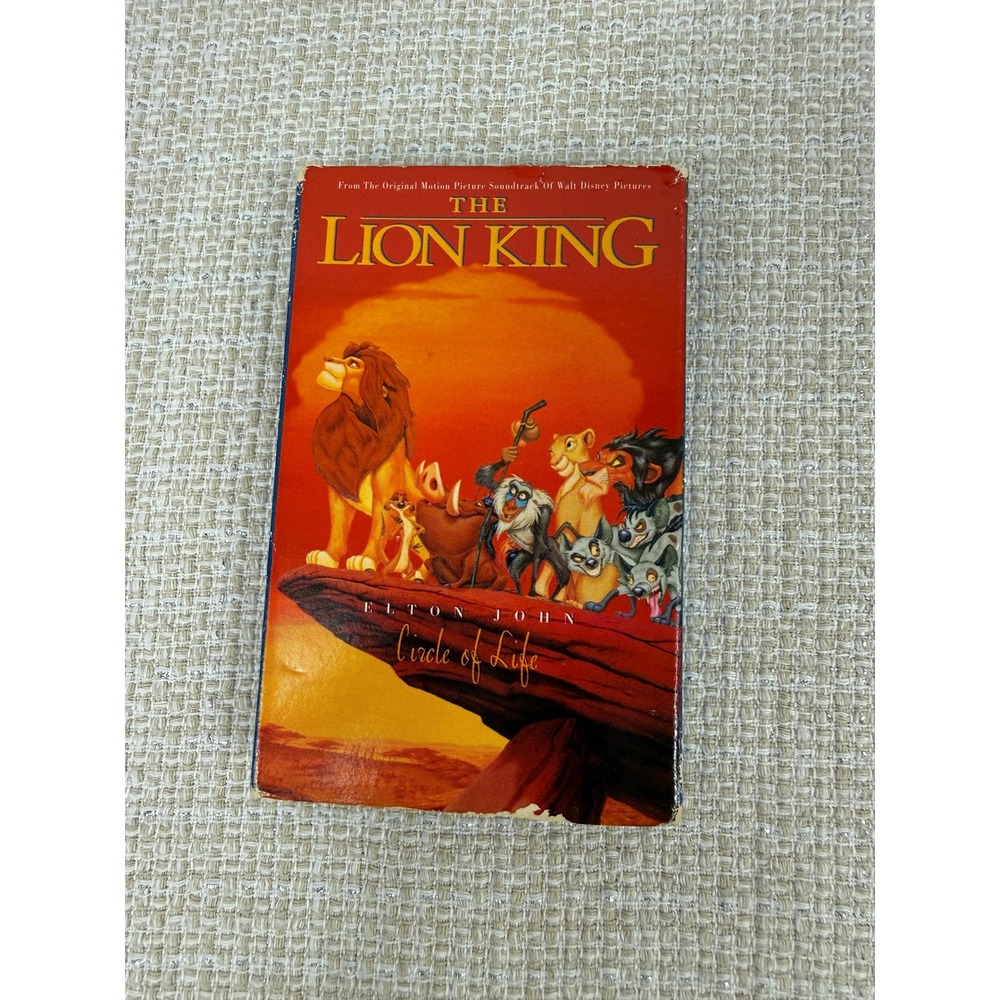 The Lion King Circle‎ of Life Elton John Original Soundtrack Cassette Tape